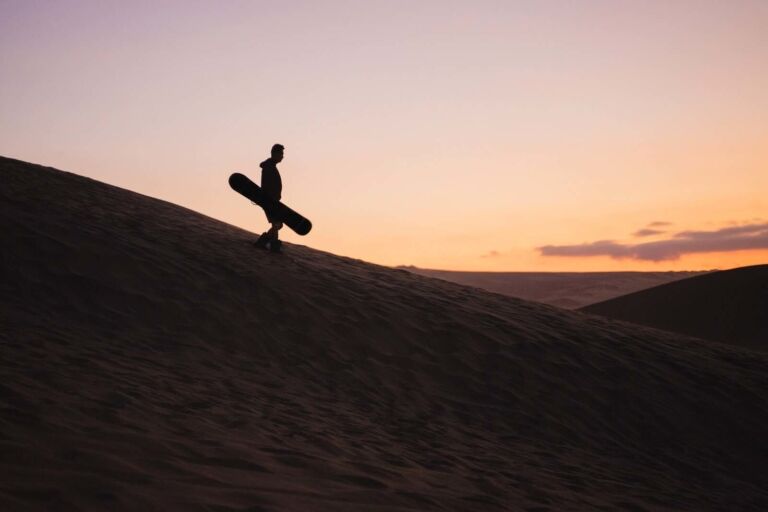 Sandboarding in Huacachina