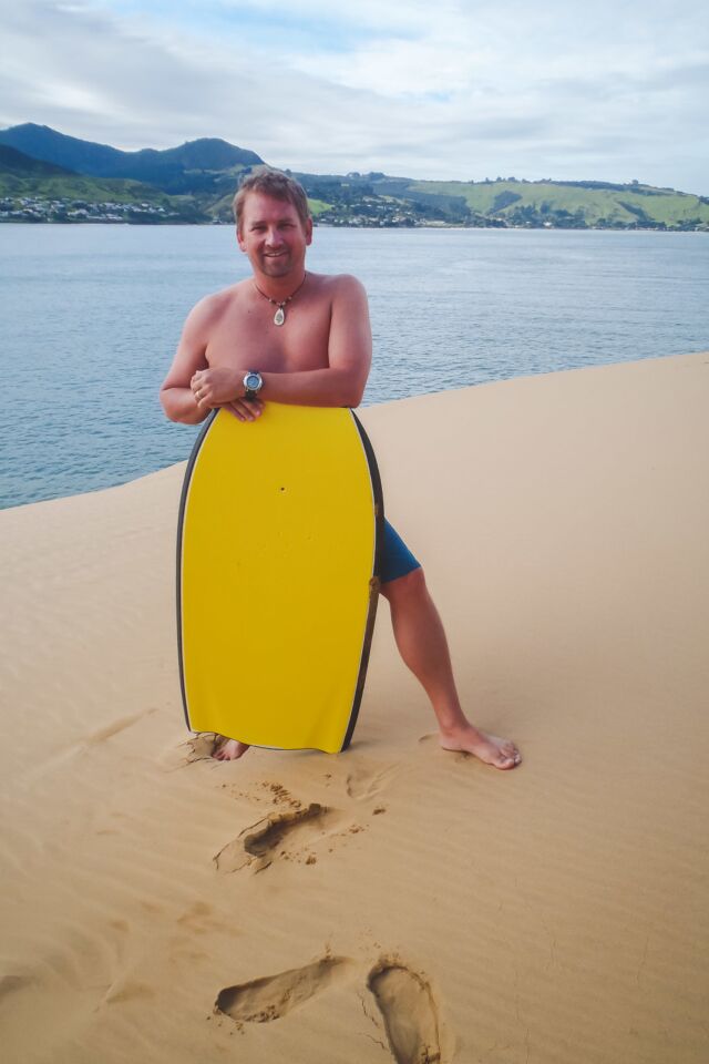 Sandboarding in Openoni