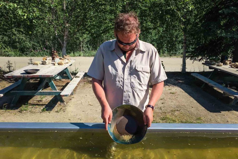 places to visit in british columbia panning for gold