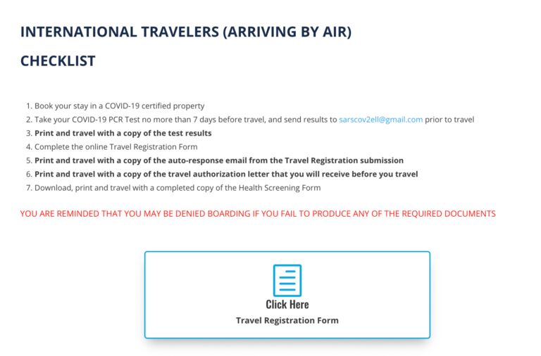 Safer travel Local Requirements and Restrictions