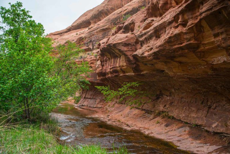 hiking in moab morningn glory