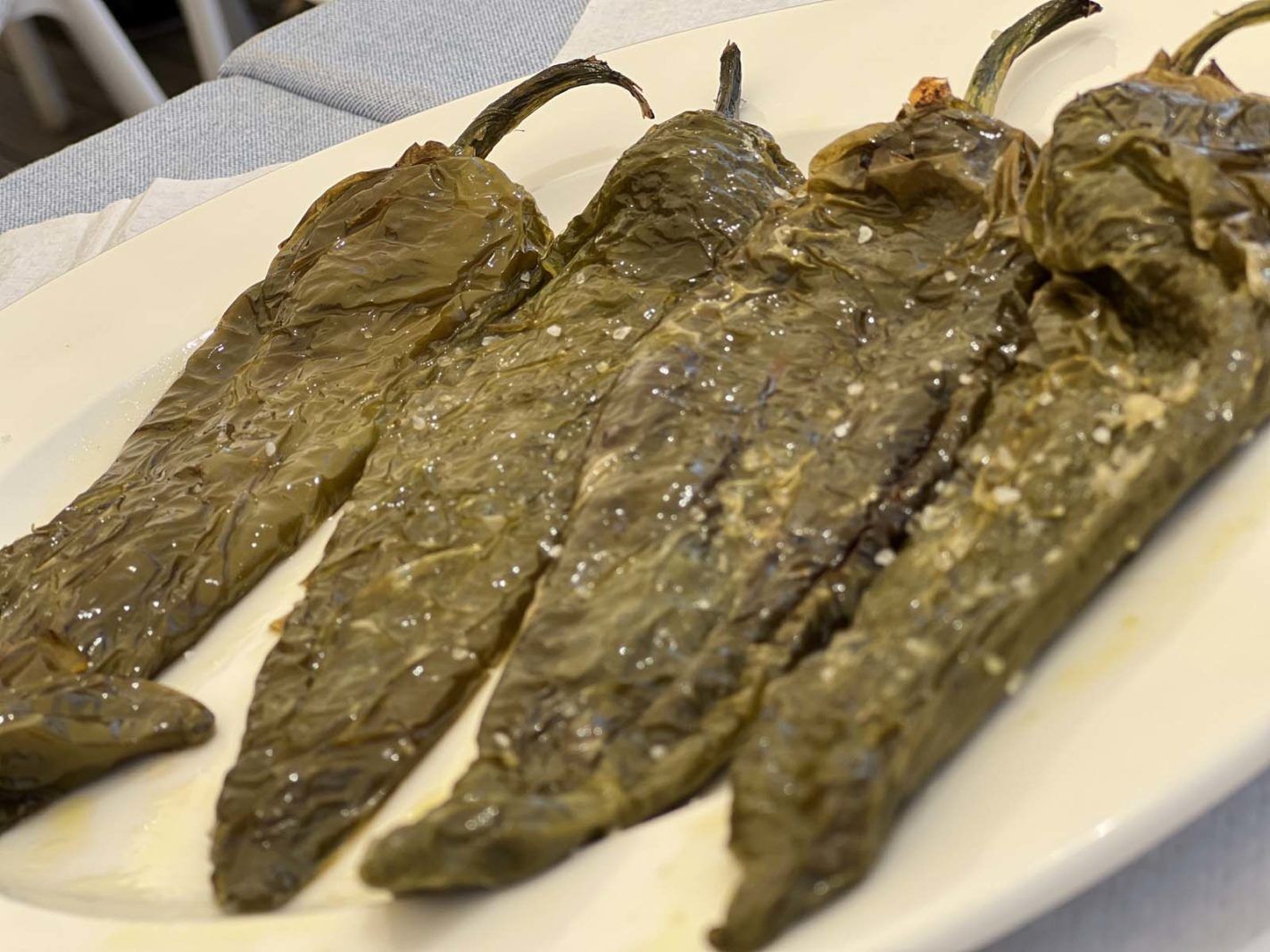 spanish food pimietnto de padron