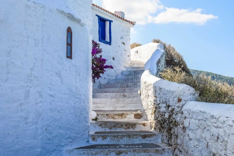 Greek Islands Streets of Skopelos