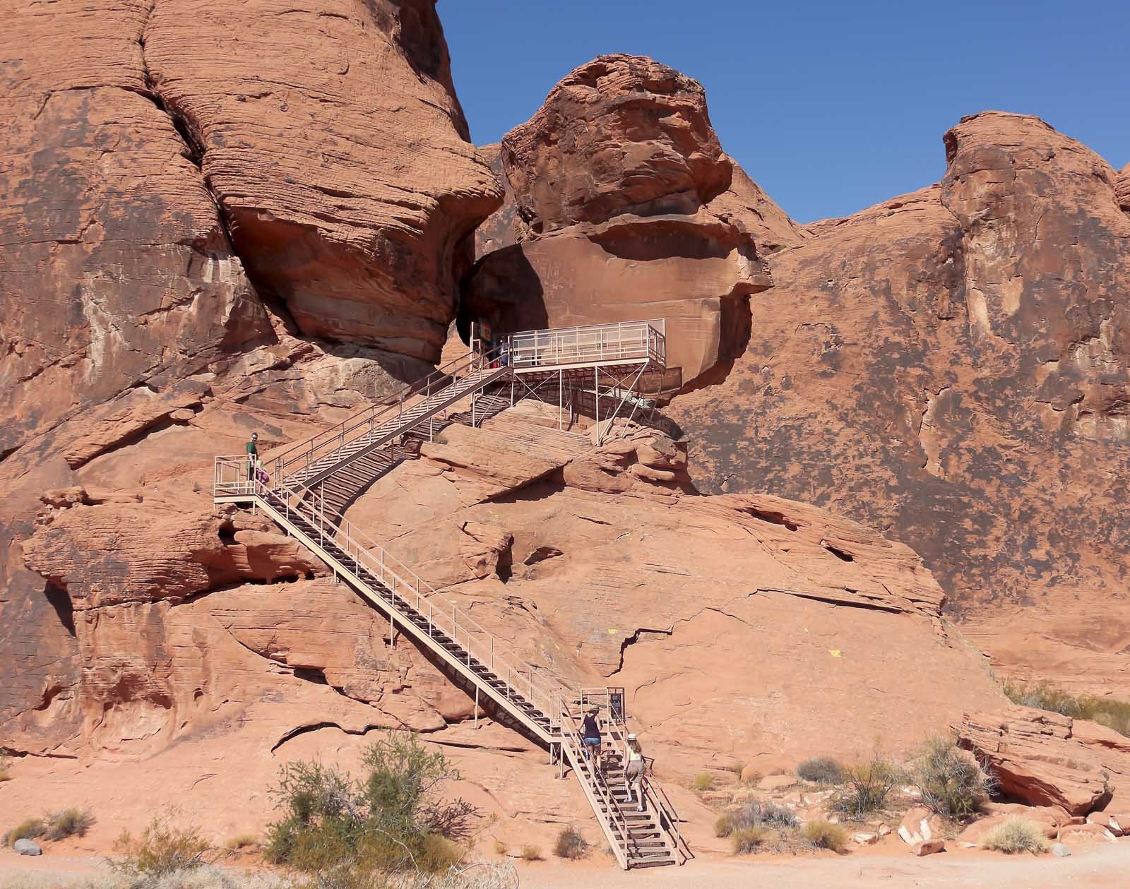 Valley of Fire State Park Nevada Atlatl Rock