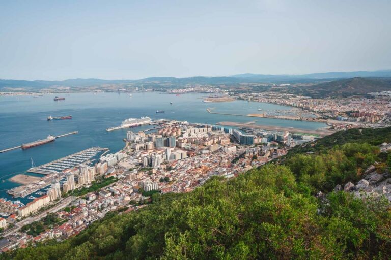 Rock of Gibraltar location