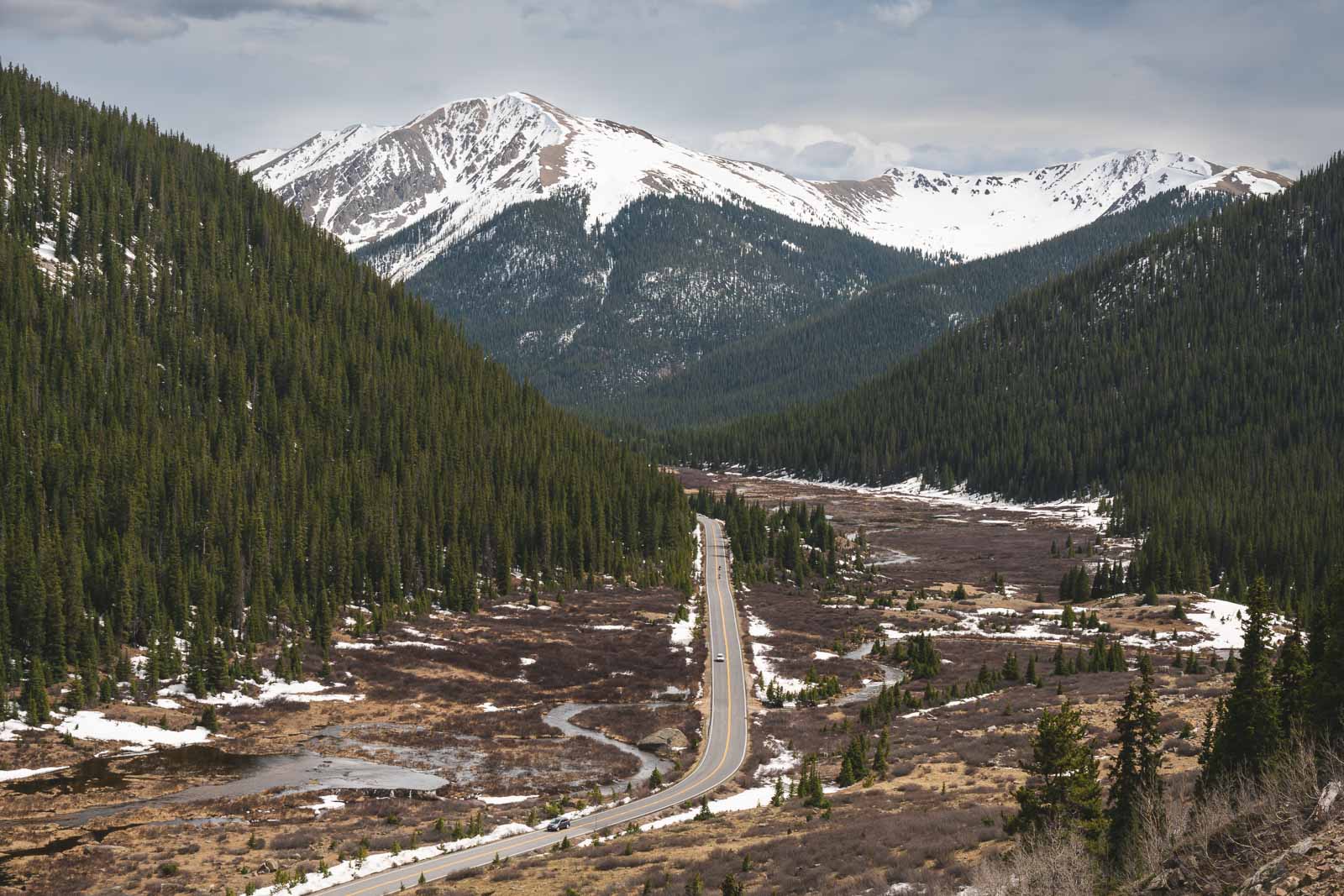 Mountain road Colorado 