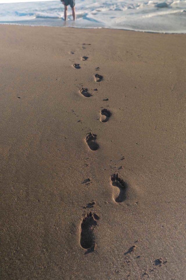 footsteps beach south padre Island texas