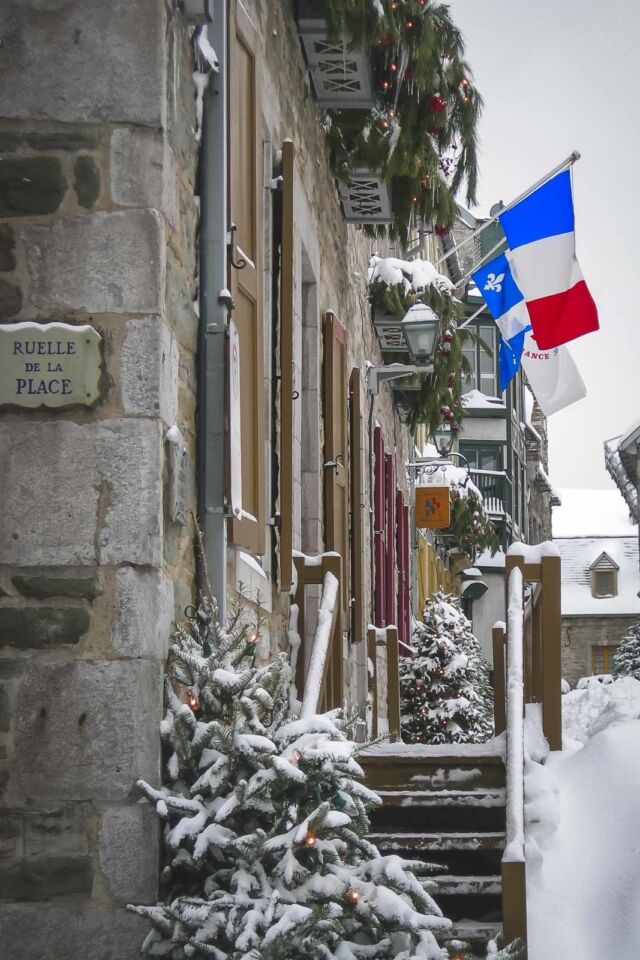 Lower Town Old Quebec city