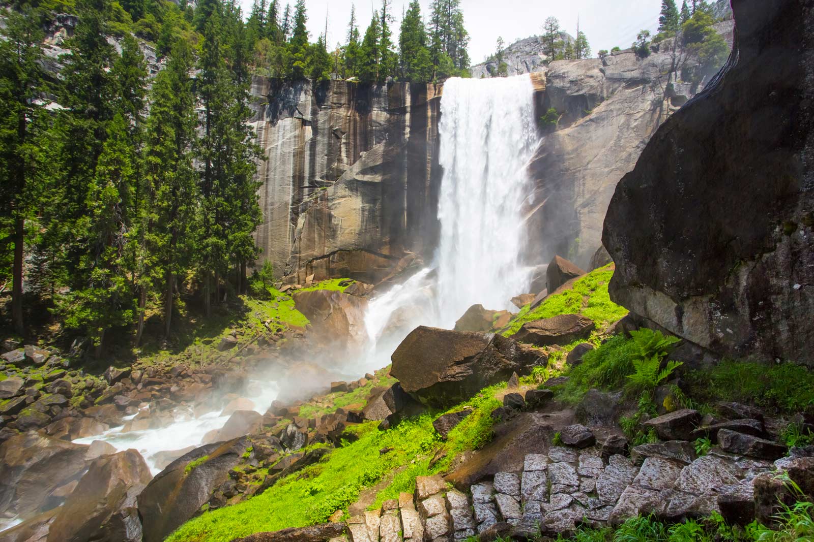 Fun things to do in yosemite national park- Mist Trail