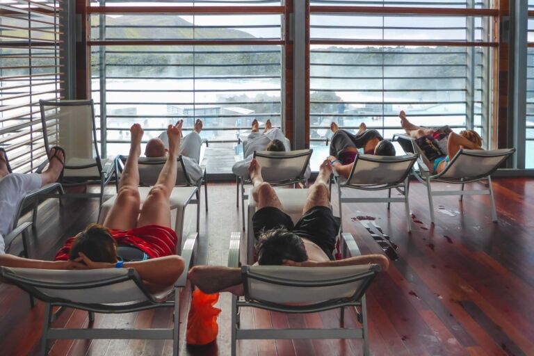 The Quiet Room at Iceland's blue lagoon